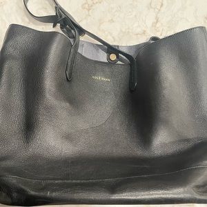 Cole Haan black tote bag